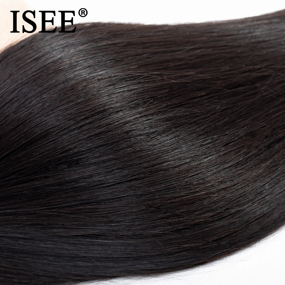 Extensions Cheveux Humains Straight Brésiliennes Remy Hair 9A 1/3/4 Mèches Double Weft – CLEVI Paris