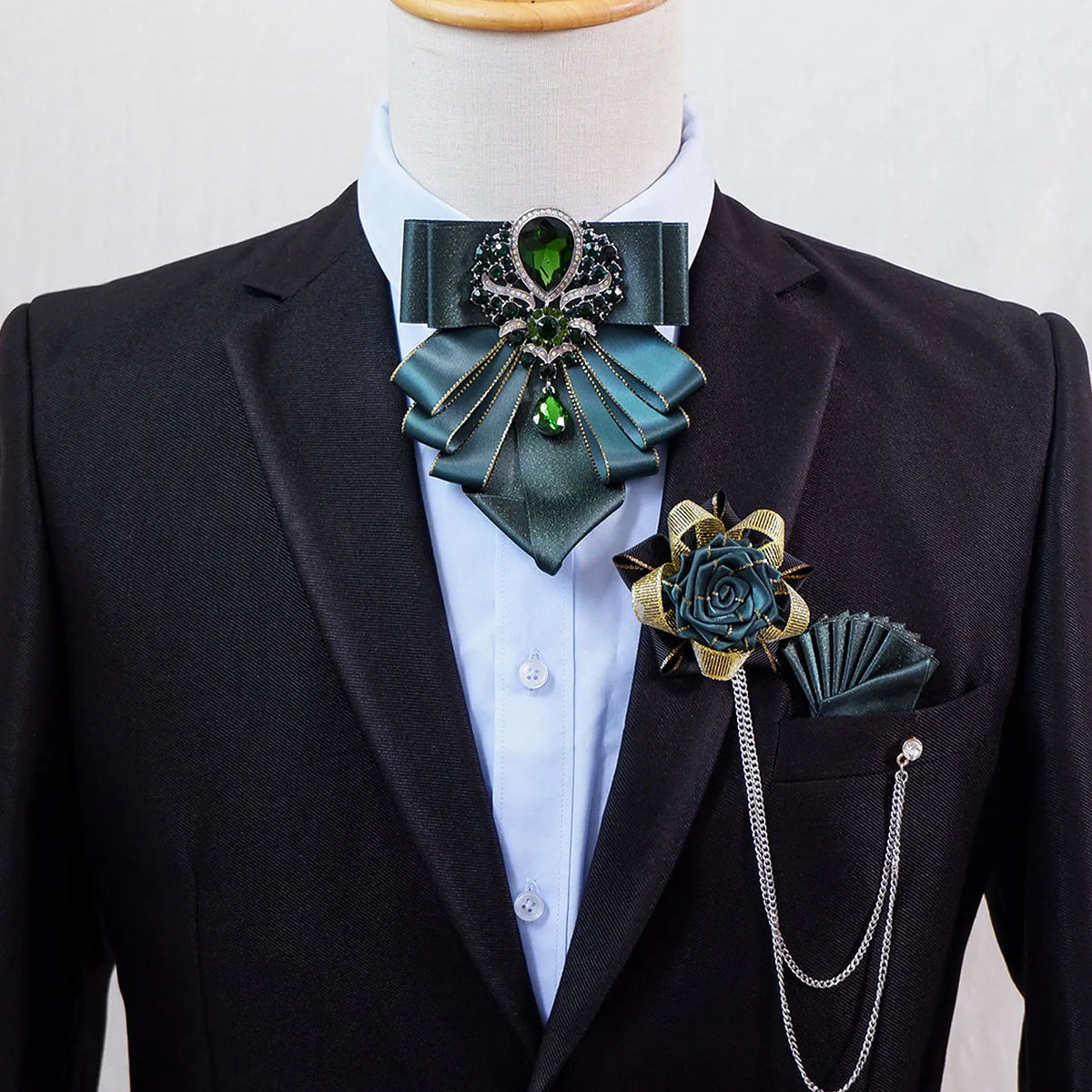 Nœud papillon strass, accessoire élégant – CLEVI Paris