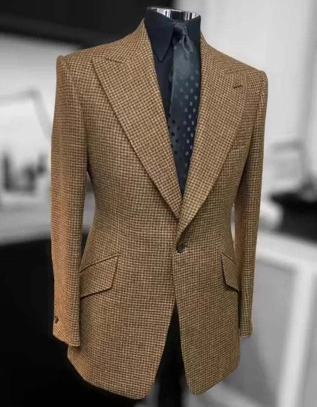 Blazer homme pied-de-poule – CLEVI Paris