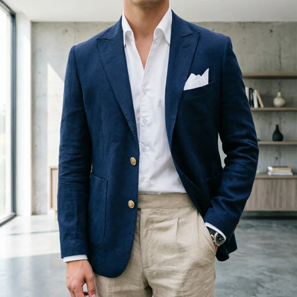 Veste Homme en Lin – CLEVI Paris