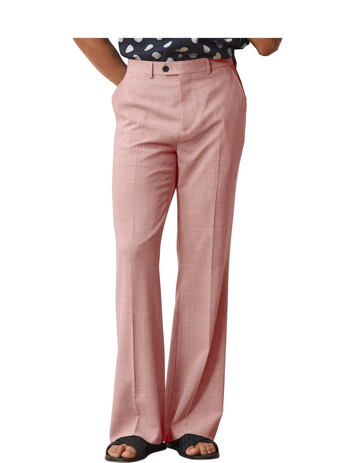 Pantalon homme habillé micro-évasé – CLEVI Paris