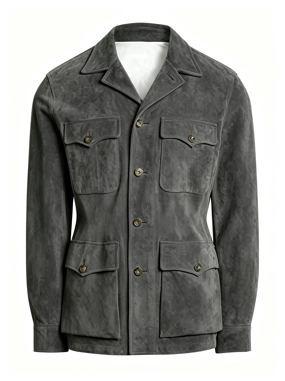 Veste safari homme en imitation daim – CLEVI Paris