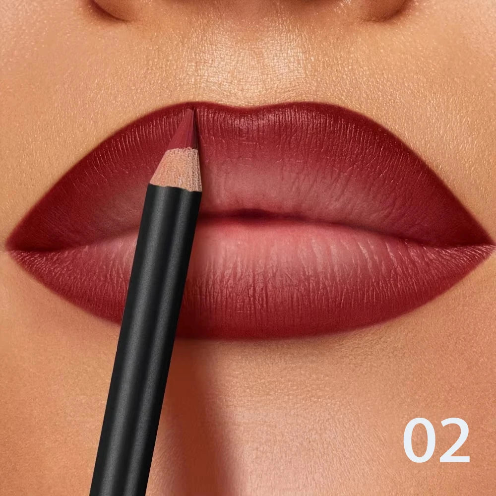 Crayon Contour Lèvres Waterproof CHOOSE RASME – Longue Tenue Matte 12 Teintes – CLEVI Paris