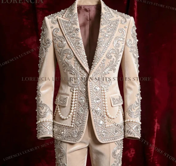Costume homme 2 pièces mariage élégant – CLEVI Paris