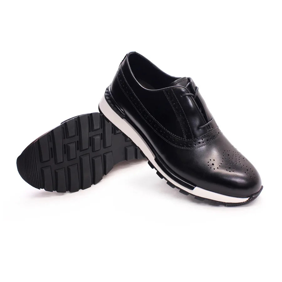 Sneakers homme en cuir de vache – CLEVI Paris