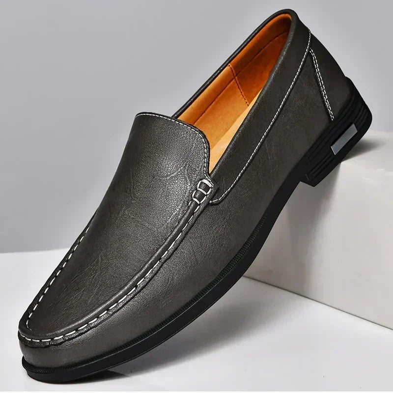Mocassins Cuir Slip-On Homme Élégants – CLEVI Paris