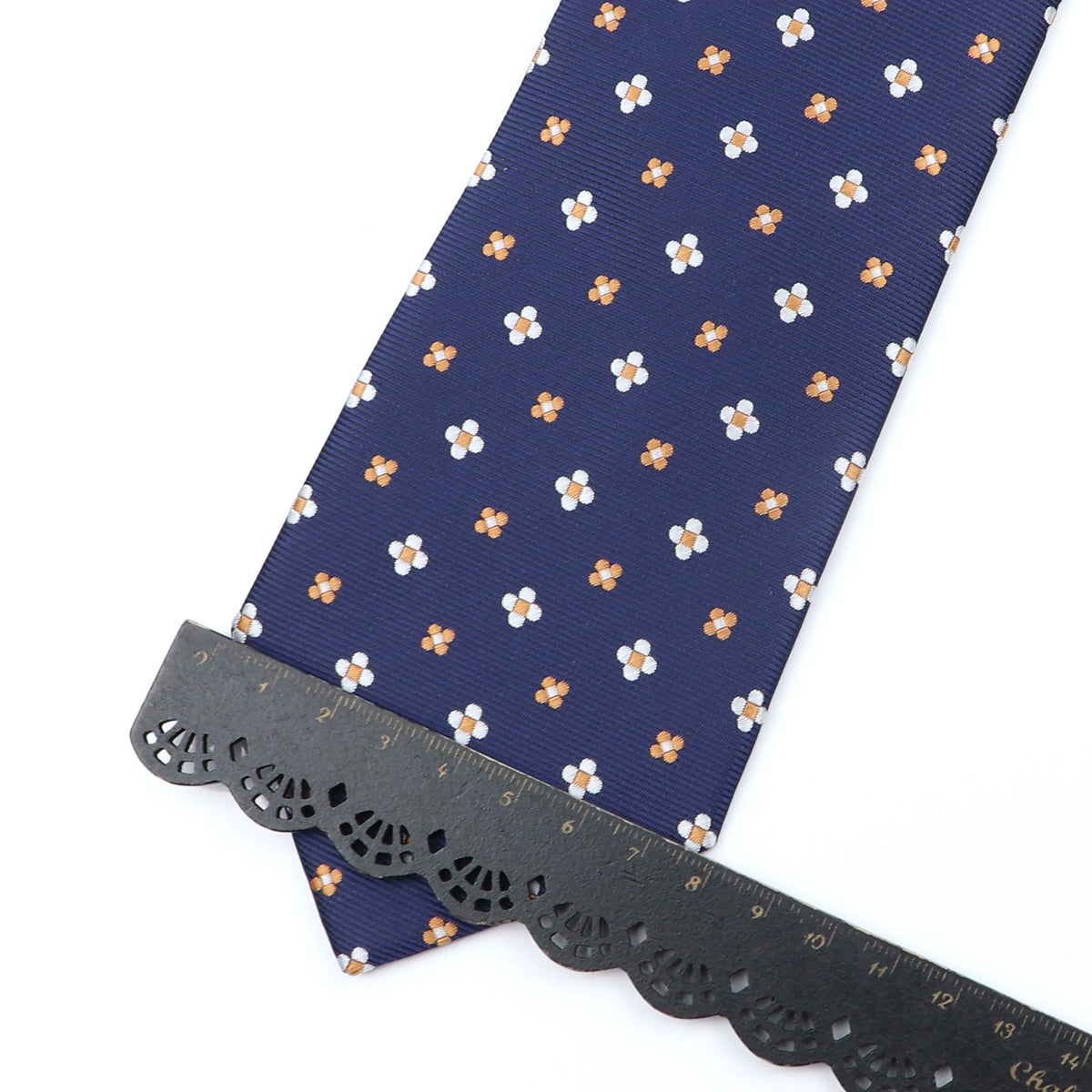 Cravate homme rayée motif paisley 145 cm – CLEVI Paris