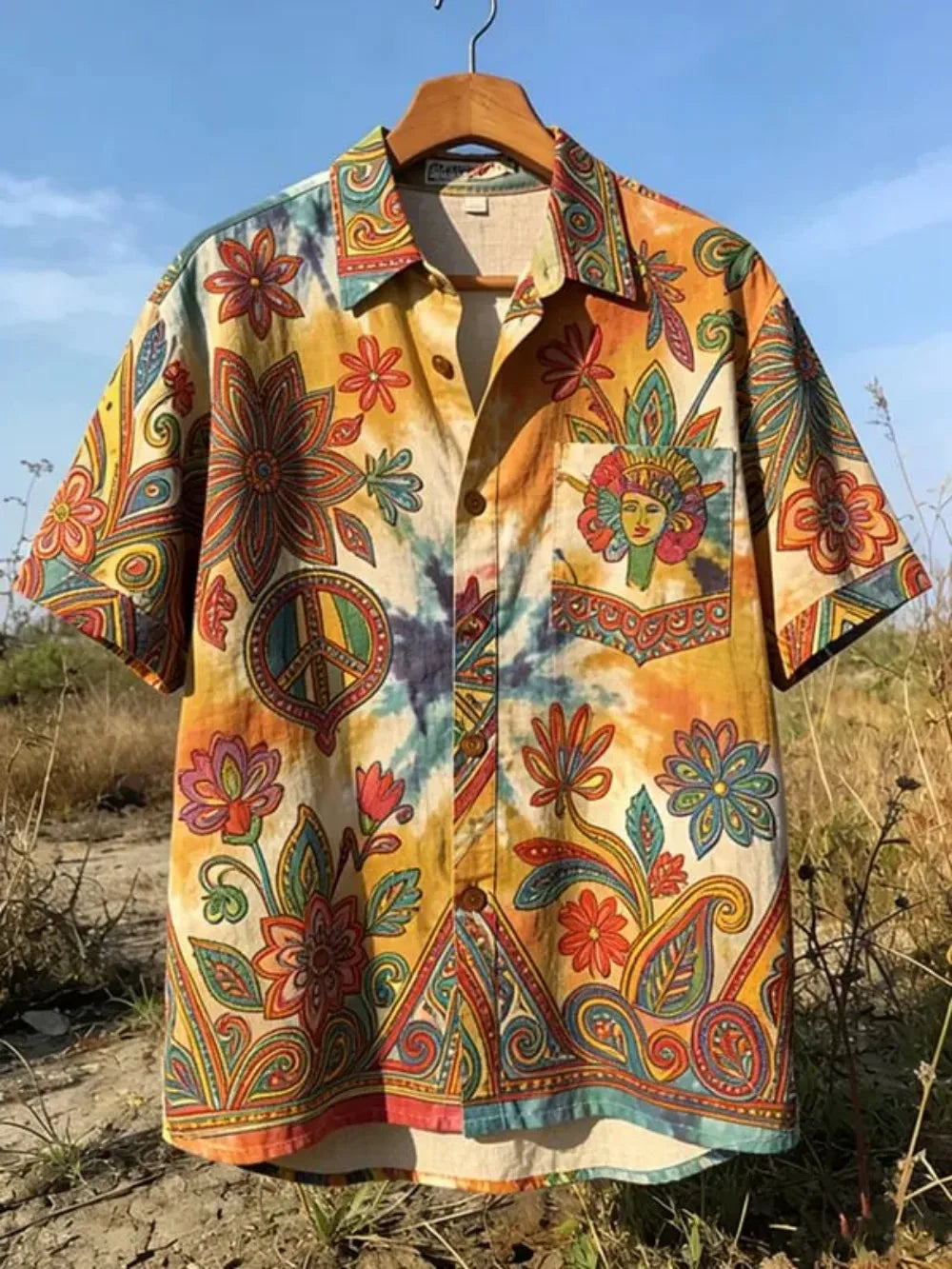 Chemise homme en lin à manches courtes – CLEVI Paris
