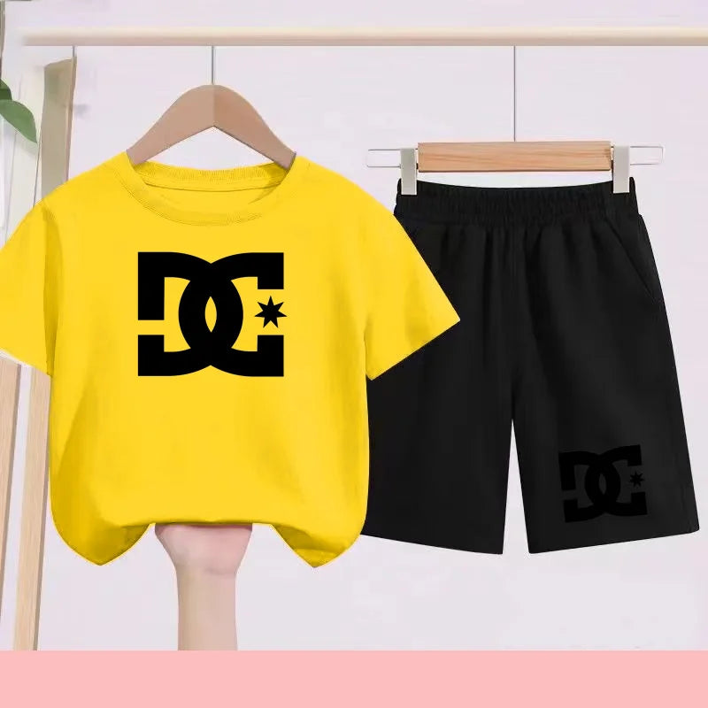 Ensemble enfant imprimé haut et short – CLEVI Paris
