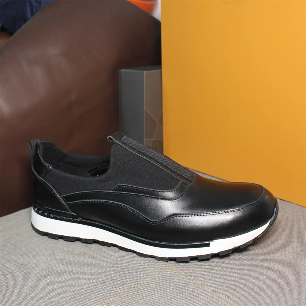 Chaussures homme en cuir W358-R202 – CLEVI Paris