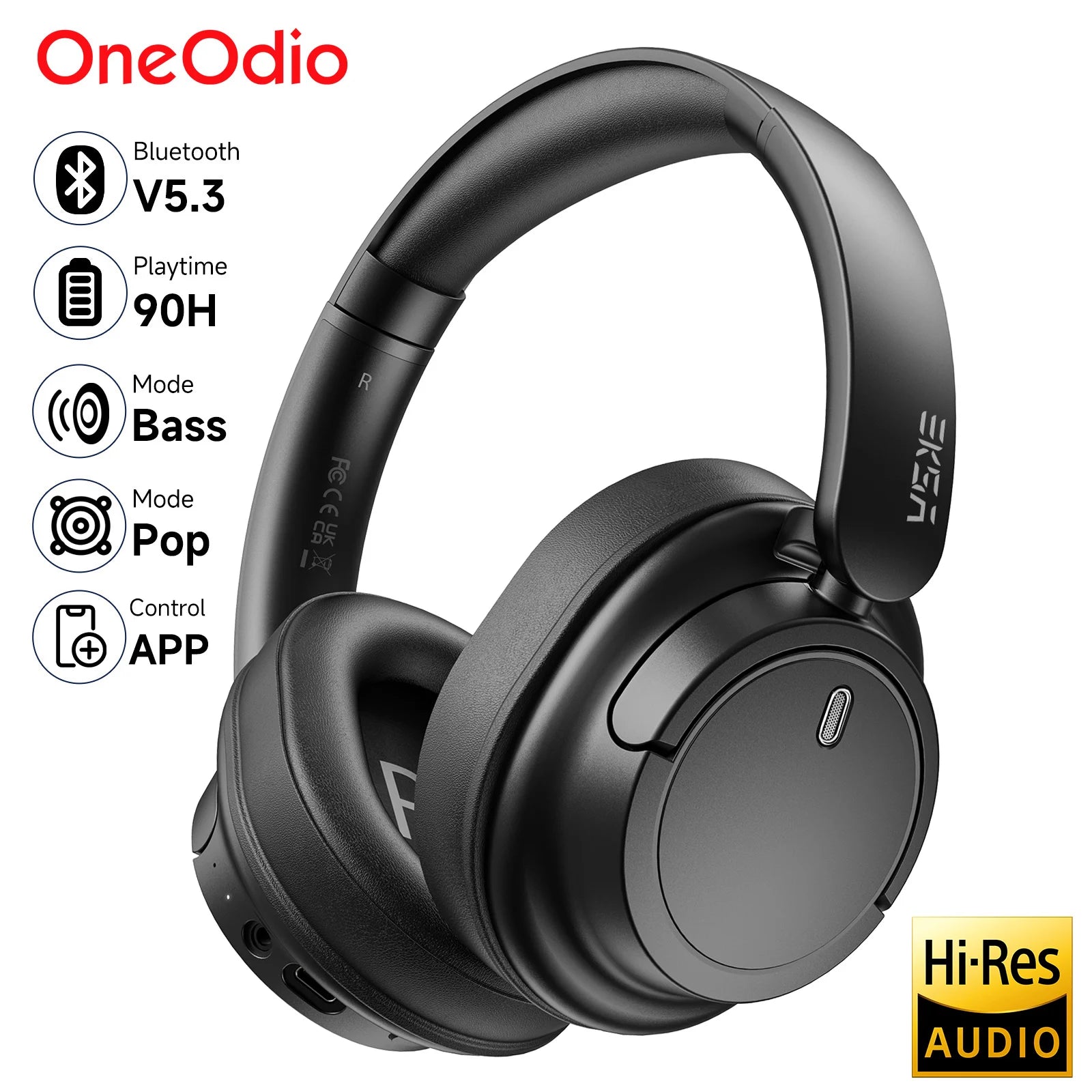 Casque Bluetooth Oneodio EKSA V16 90H HiFi – CLEVI Paris