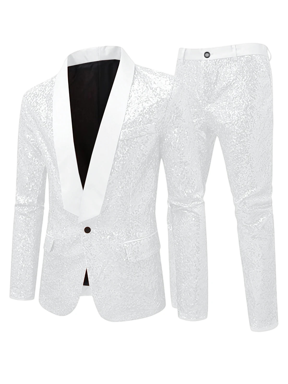 Costume Smoking Sequins Homme 2 Pièces – CLEVI Paris