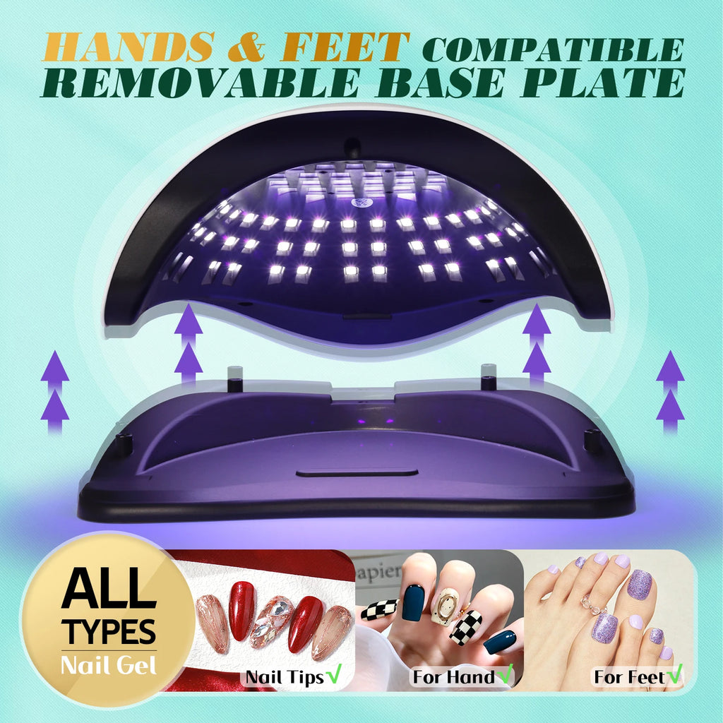 Lampe UV LED pour ongles 81 LED – CLEVI Paris
