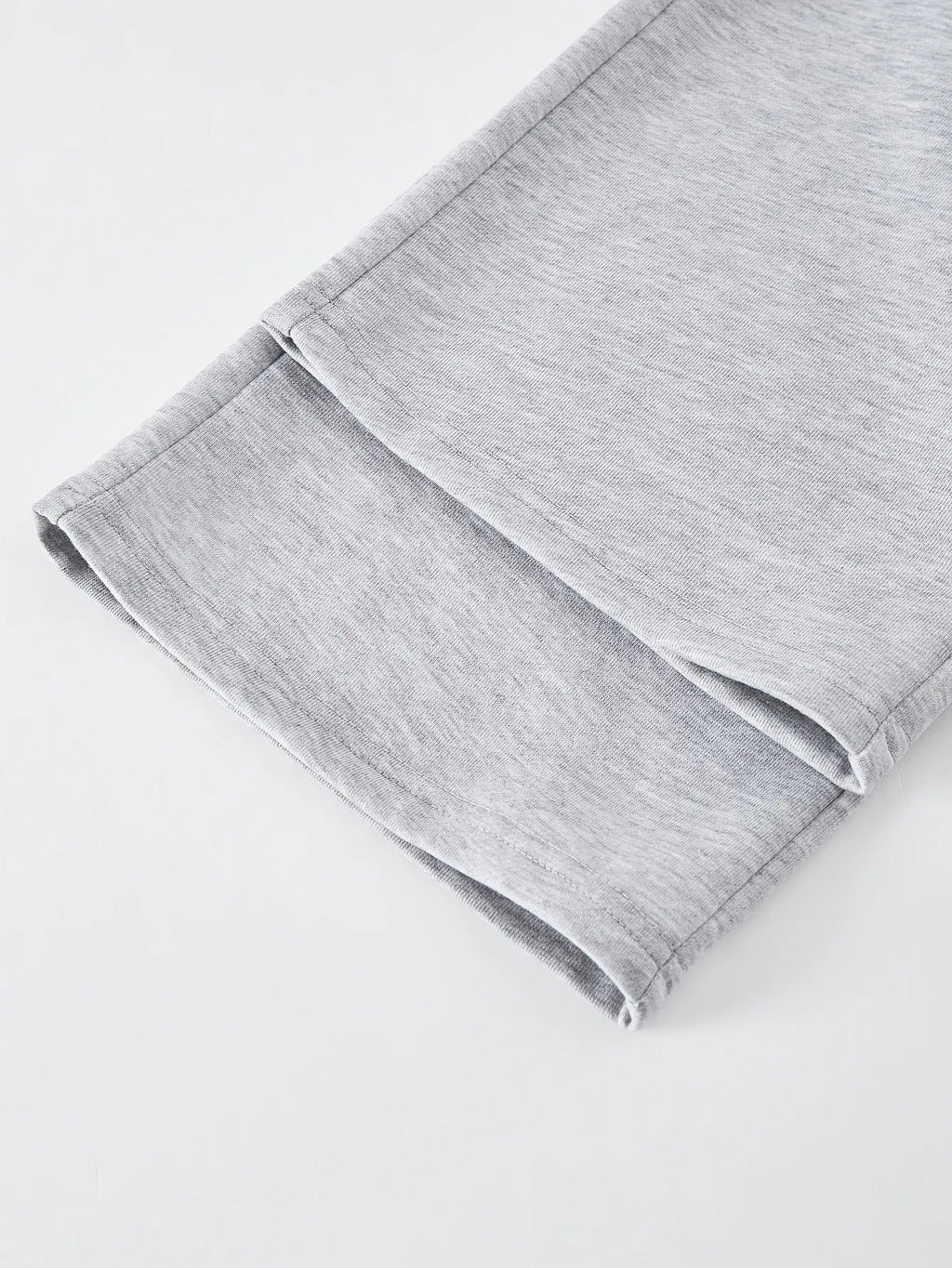 Ensemble fille côtelé haut et short gris – CLEVI Paris