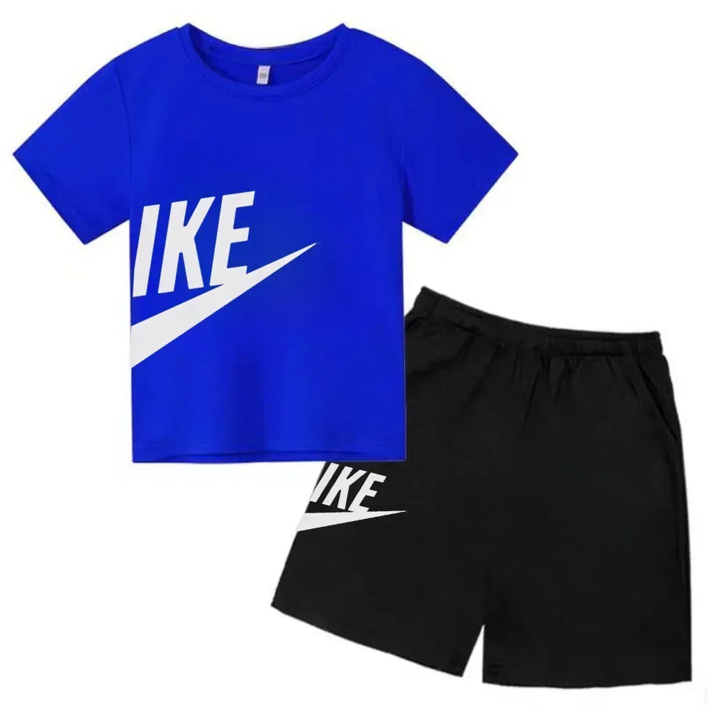Ensemble enfant T-shirt et short en coton – CLEVI Paris