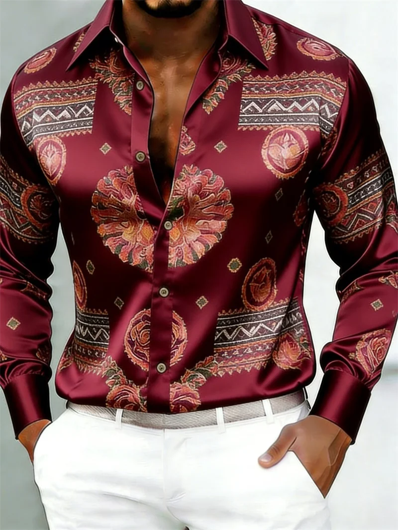 Chemise homme imprimée tendance – CLEVI Paris