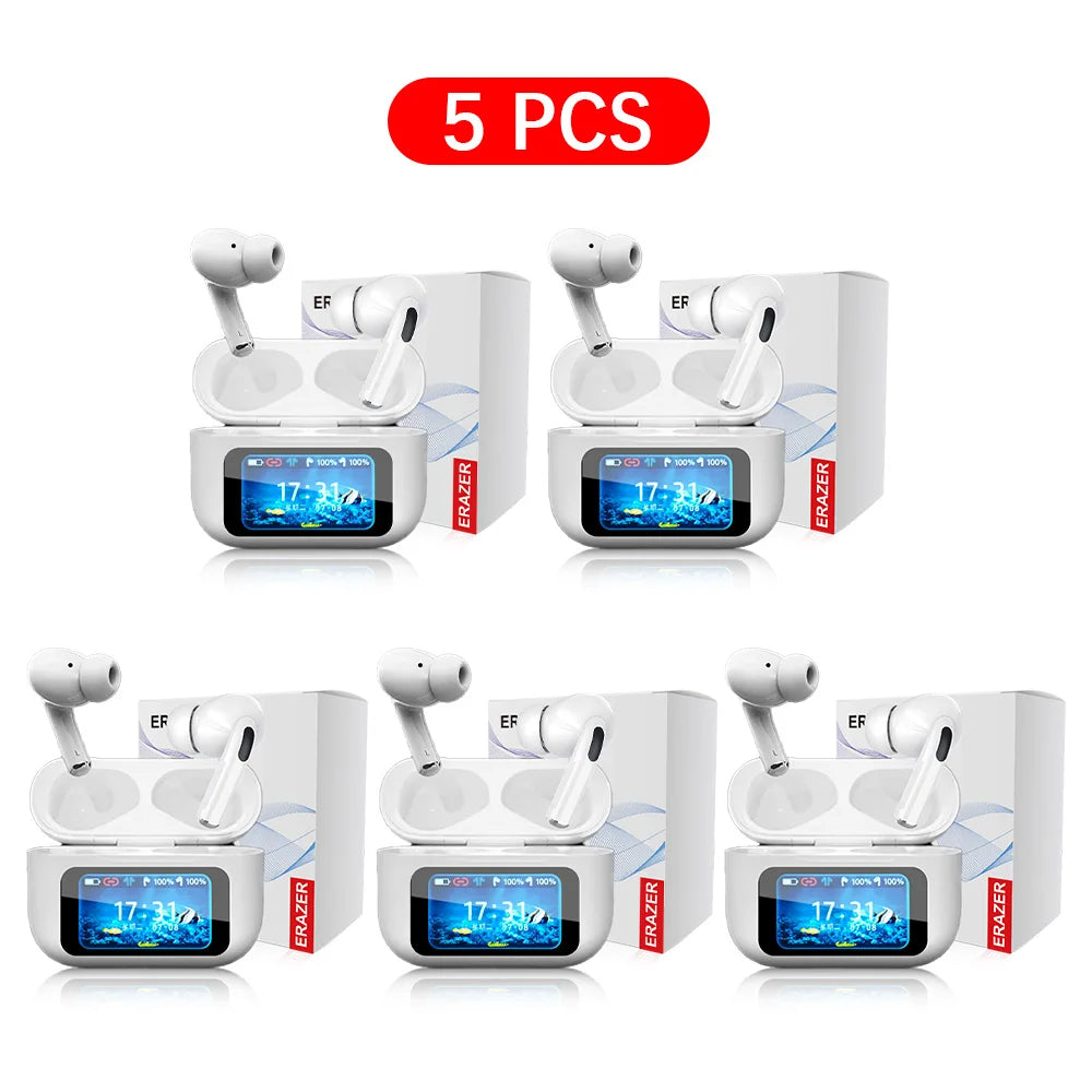 Écouteurs TWS ERAZER ANC Écran LCD Tactile Bluetooth 5.0 – CLEVI Paris