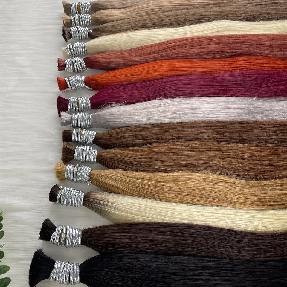 Mèches Bulk Brésiliennes Lisses 100% Cheveux Humains – CLEVI Paris