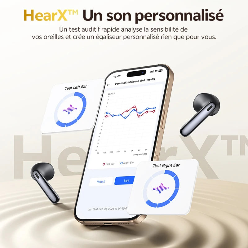Écouteurs QCY AilyBuds E50 ANC LDAC Hi-Res BT 6.0 – CLEVI Paris