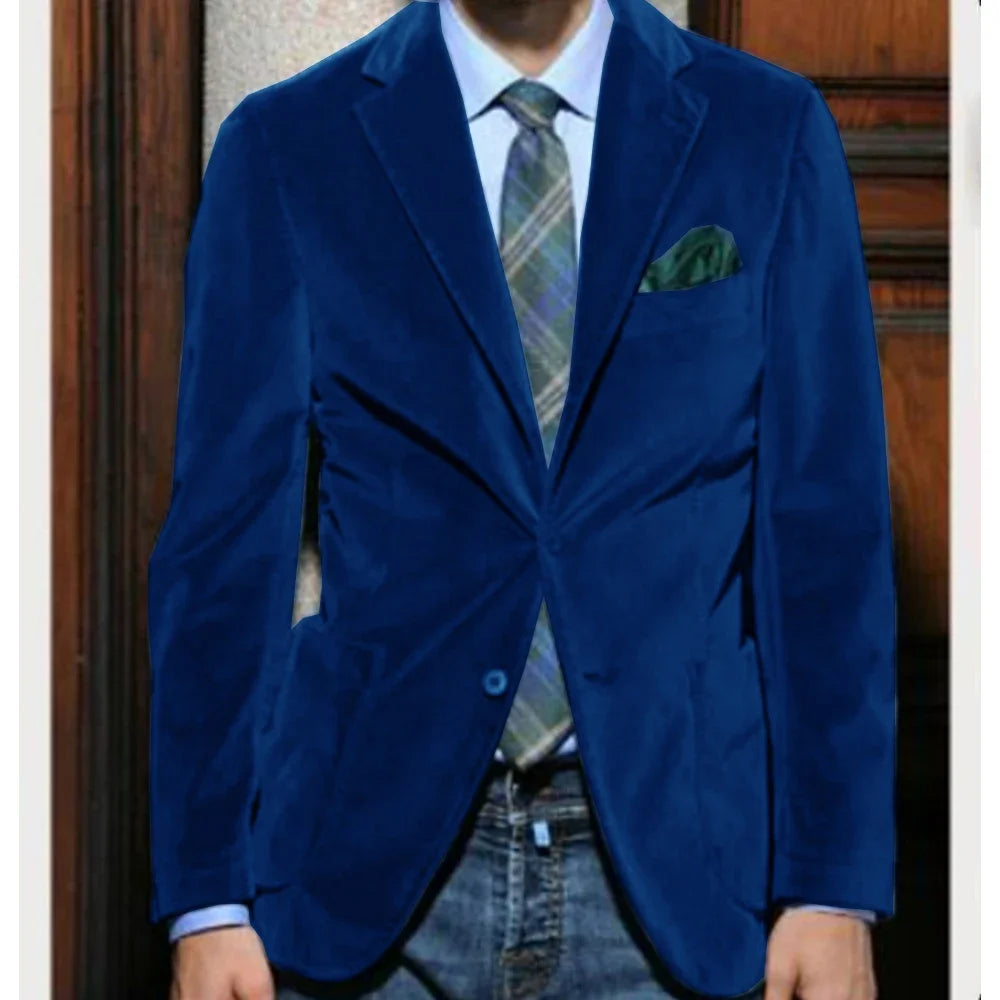 Costume Homme Velours 2 Pièces – CLEVI Paris