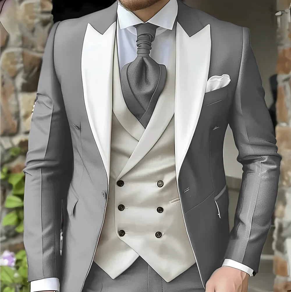 Costume 3 pièces élégant pour homme – CLEVI Paris