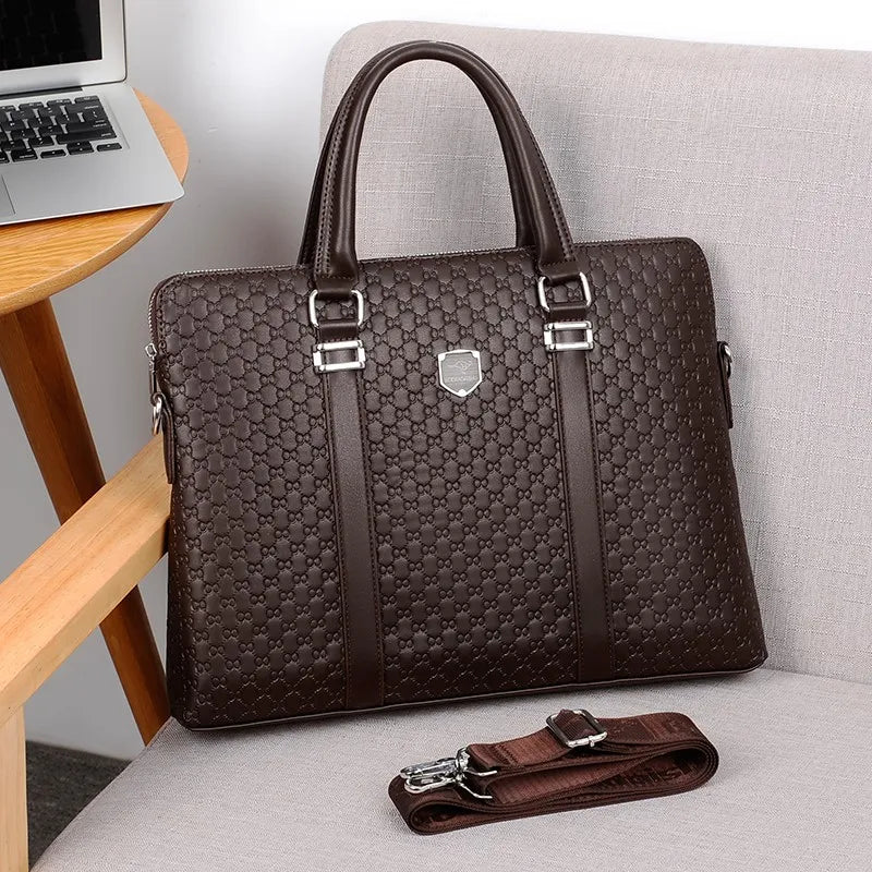 Serviette Business Homme Cuir PU – CLEVI Paris