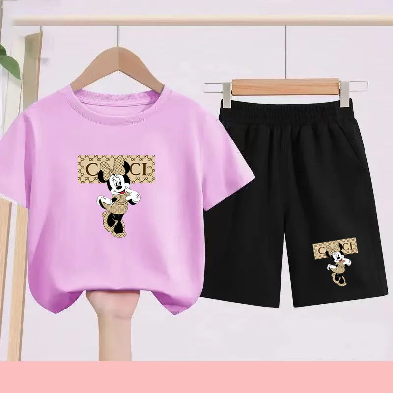 Ensemble enfant décontracté haut et short – CLEVI Paris
