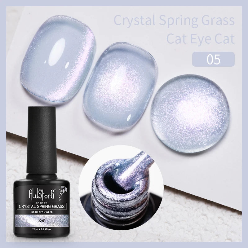Vernis Gel UV Cat Eye AWStorG 7,5ml Semi-Permanent – CLEVI Paris