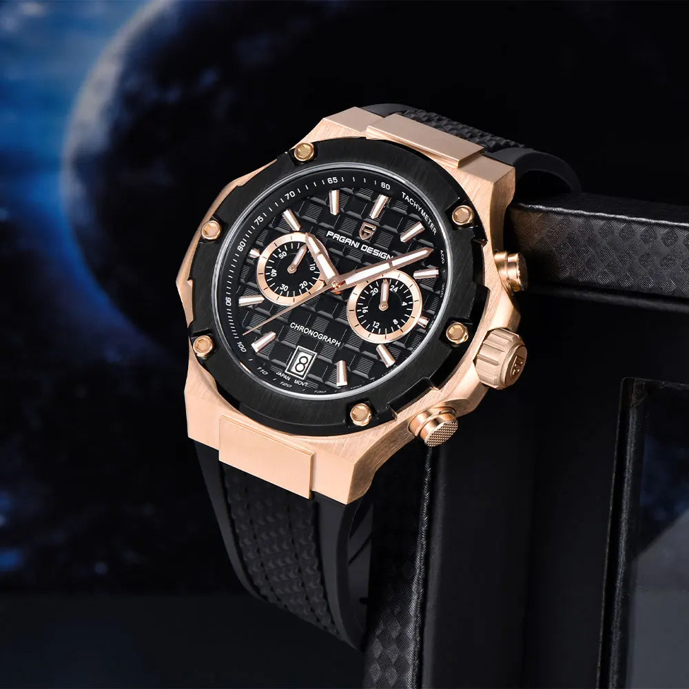 Montre Homme Quartz Chronographe Luxe Anti-Magnétique Pagani Design PD-YS032 – CLEVI Paris