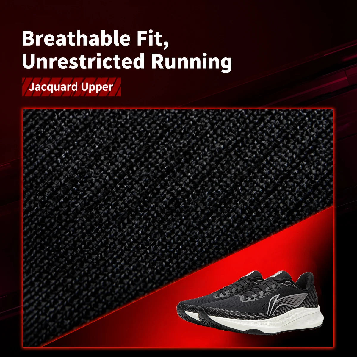 Chaussures Running Homme Li-Ning Red Hare 9 LIGHT FOAM ULTRA Mesh Respirant Anti-Glisse – CLEVI Paris