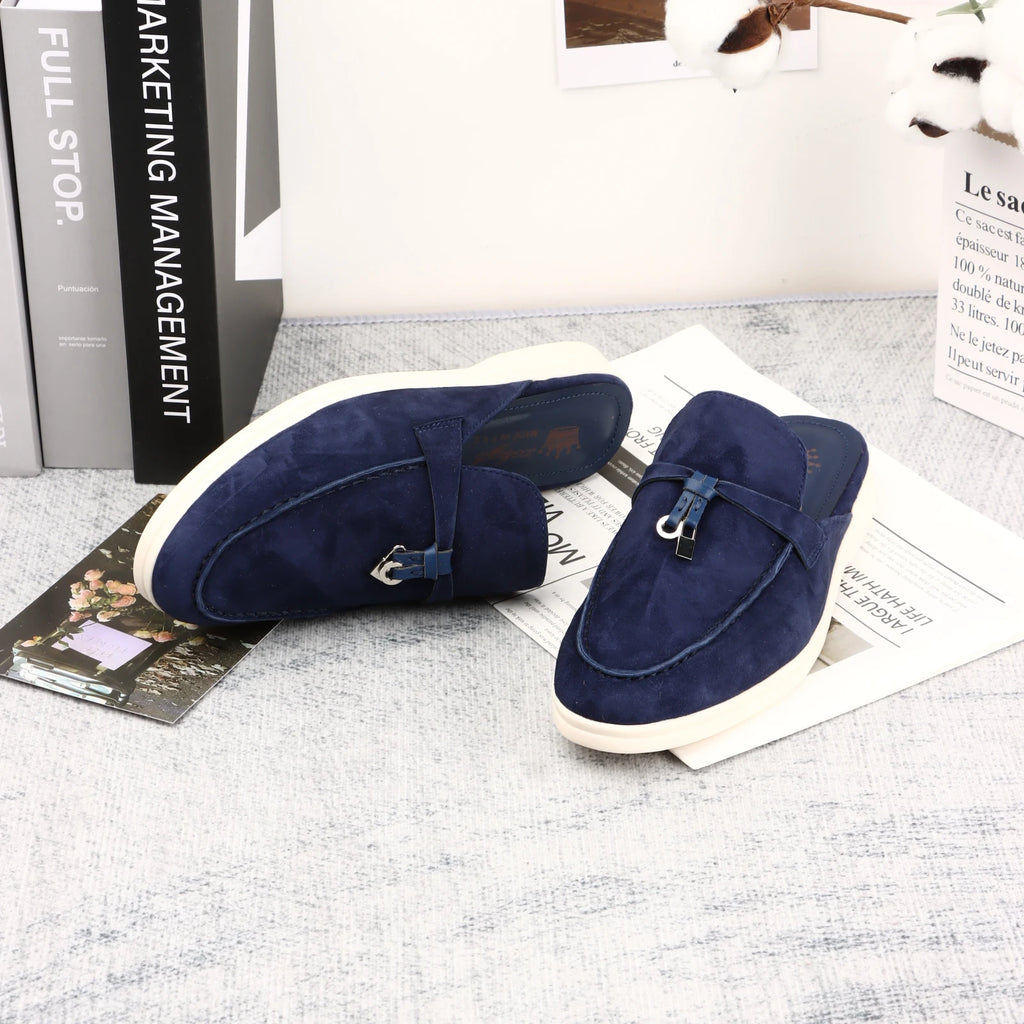 Sandales femme plates à enfiler – CLEVI Paris