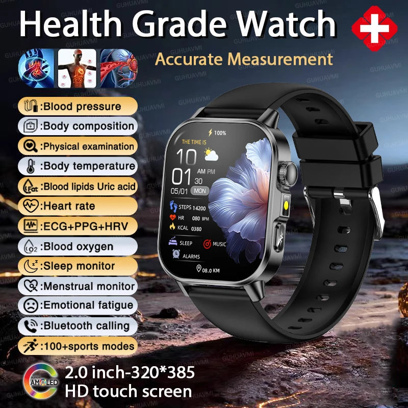 Montre TAVYU ET571 AMOLED 2″ Bluetooth – CLEVI Paris