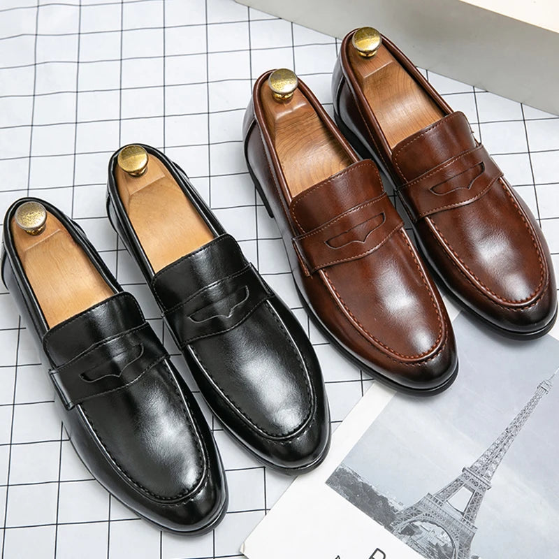 Mocassins en Cuir Décontractés pour Homme – CLEVI Paris