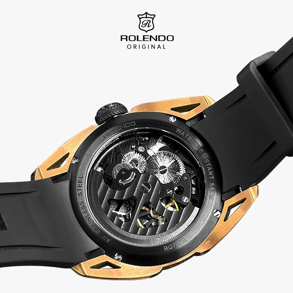 Montre automatique ROLENDO 009 squelette – CLEVI Paris