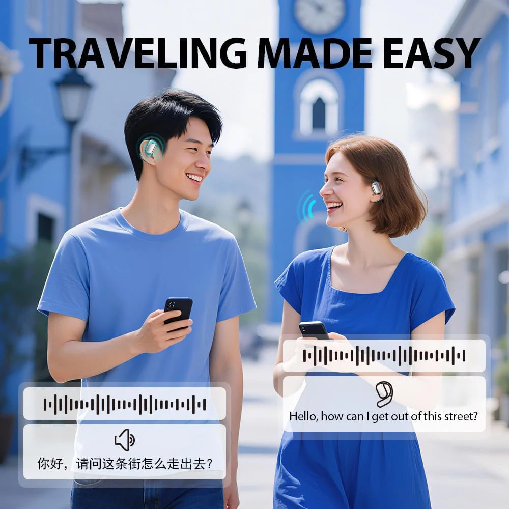 Écouteurs UYUXIO OWS Traduction IA Temps Réel 144 Langues – CLEVI Paris