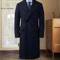 Manteau long homme à chevrons croisé – CLEVI Paris