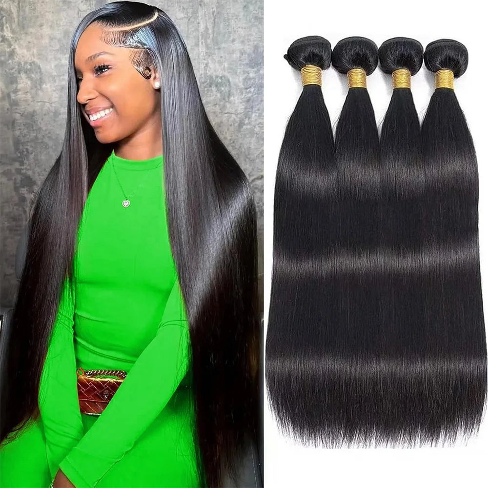 Mèches Straight Remy Hair Noir Naturel 10-40 po – CLEVI Paris