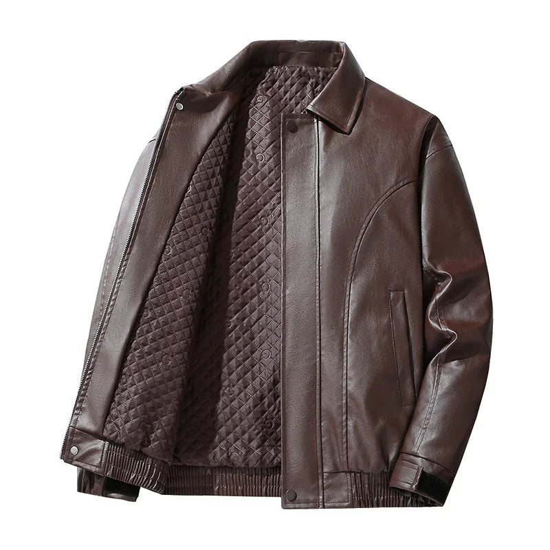 Veste homme zippée à col rabattu et poches – CLEVI Paris