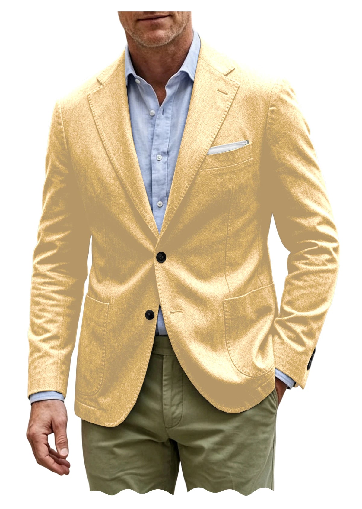 Blazer Homme Coton Léger – CLEVI Paris