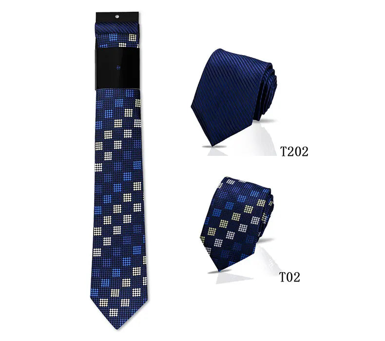 Ensemble de 2 cravates homme élégantes – CLEVI Paris