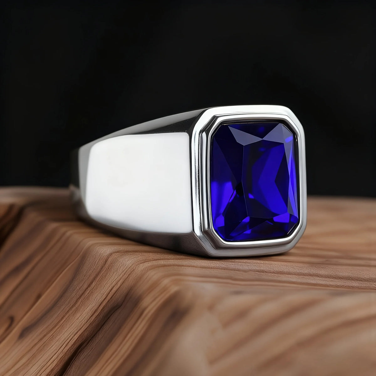 Bague onyx en acier 316L, styles variés – CLEVI Paris