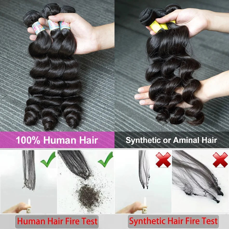 Mèches Brésiliennes Water Wave Ondulées – Cheveux Humains Remy & Virgin | Bundle 1/3/4 – CLEVI Paris