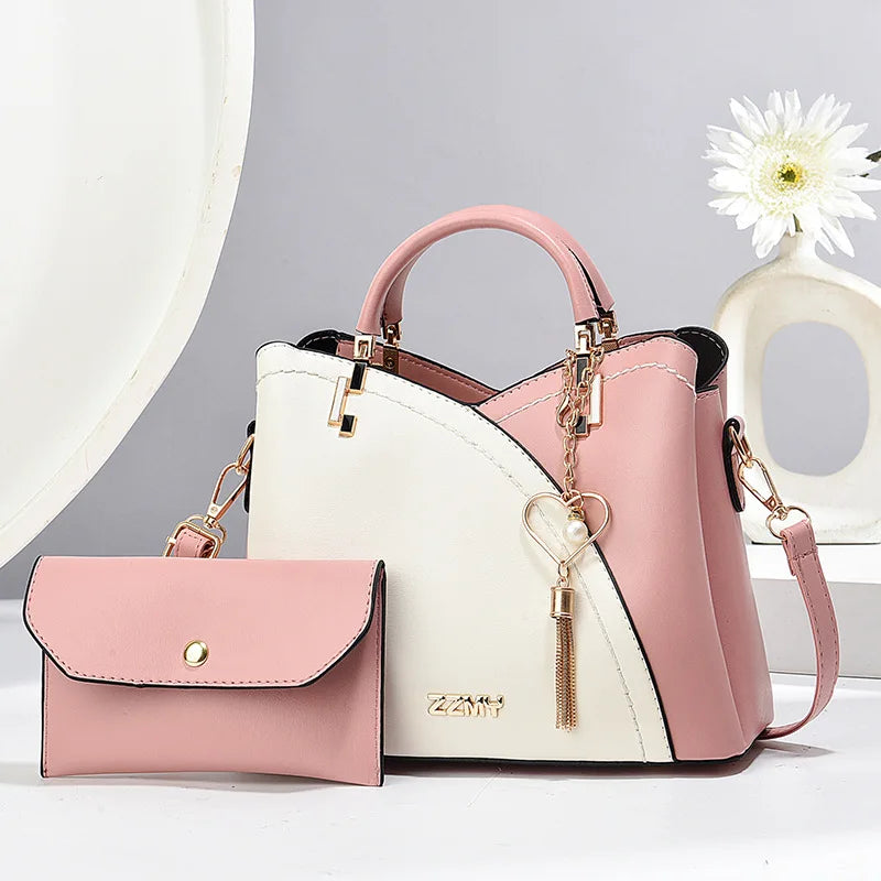 Sac à Bandoulière Femme Carré Zippé PU – CLEVI Paris