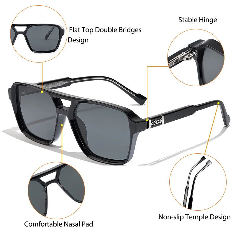 Lunettes CATERSIDE K40197 rétro double pont – CLEVI Paris