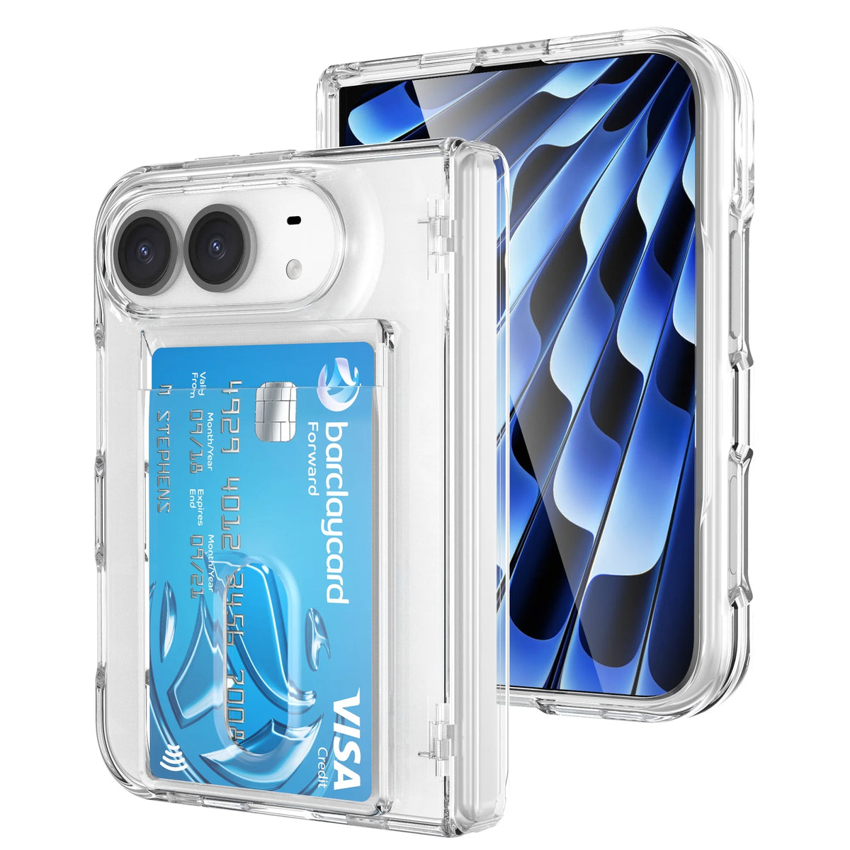Étui iPhone Duo porte-cartes à charnière – CLEVI Paris