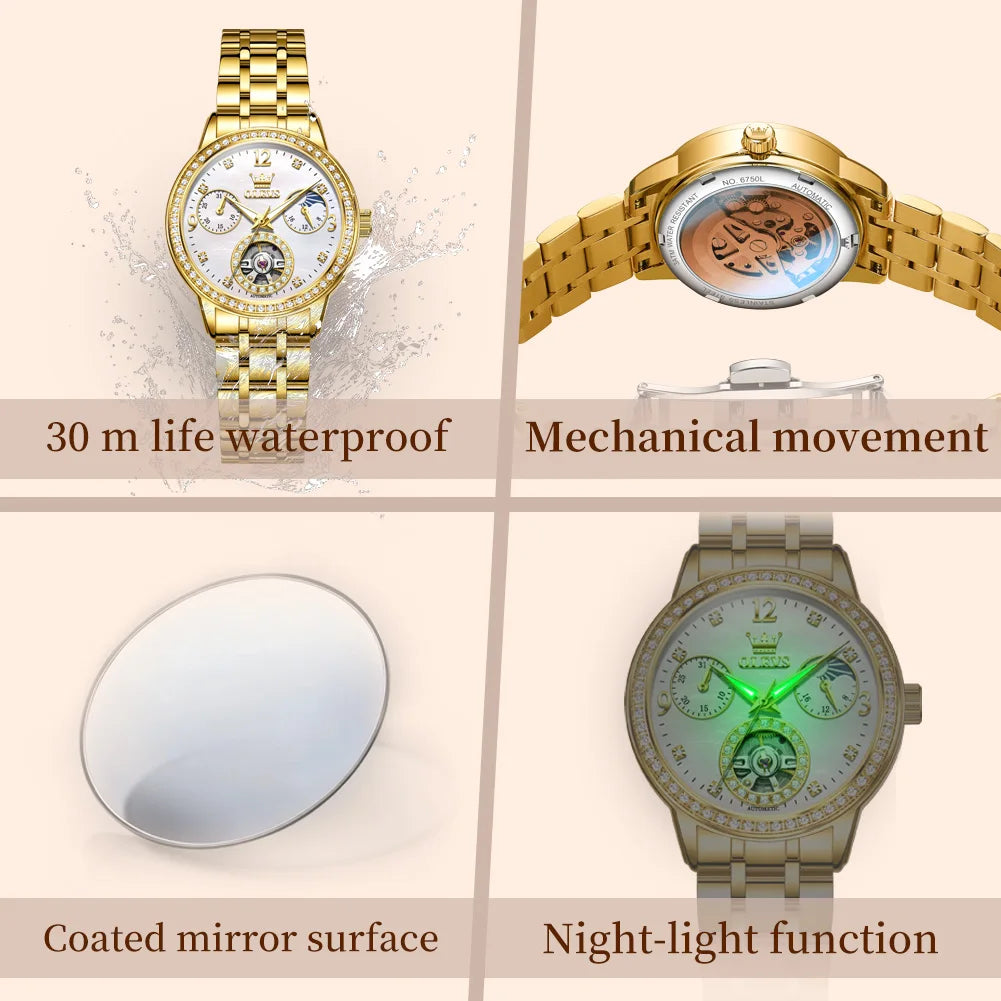 Montre automatique femme 6750 – CLEVI Paris