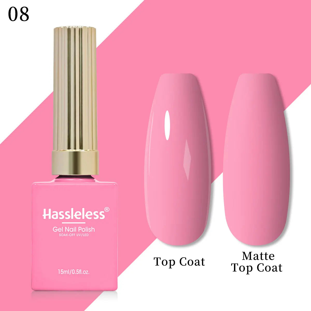 Vernis Gel Semi-Permanent Hassleless – 20 Couleurs Candy & Macaron – CLEVI Paris