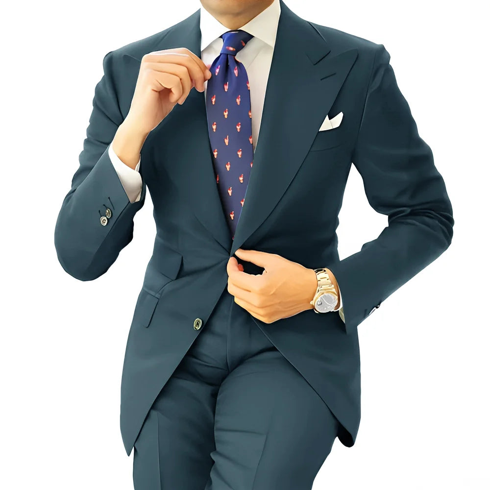 Costume homme formel, coupe droite – CLEVI Paris