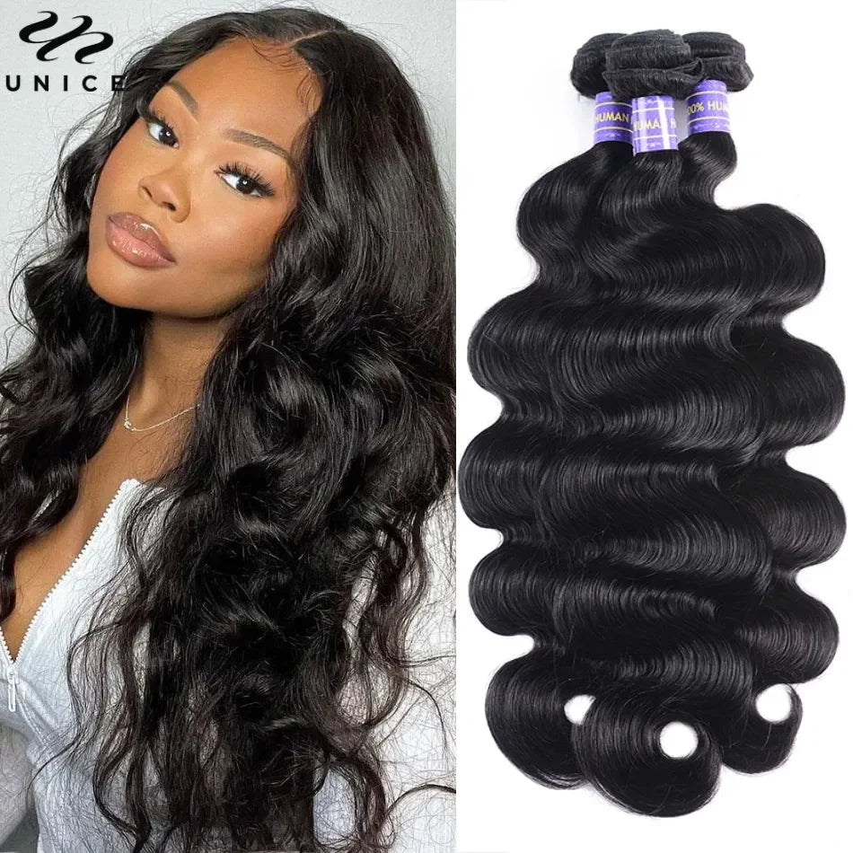 Mèches ondulées en cheveux humains – CLEVI Paris