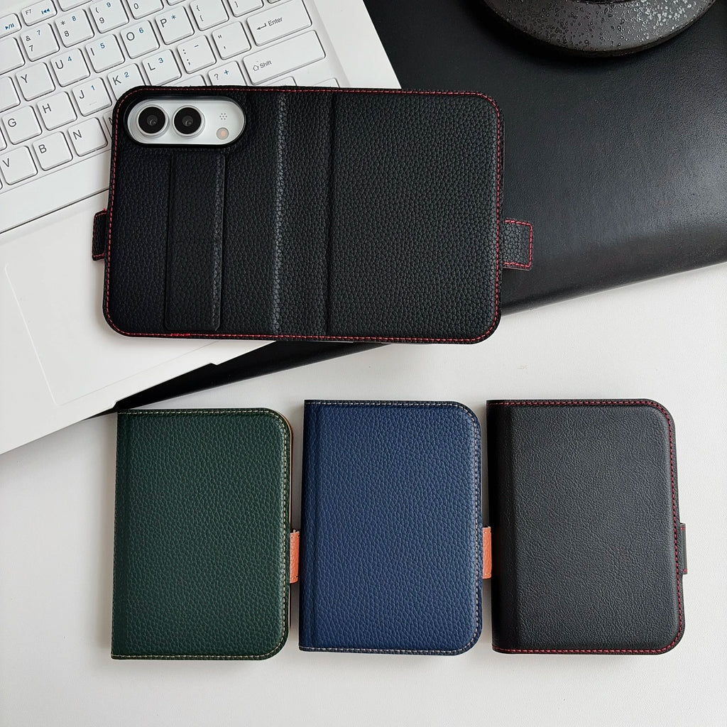 Étui iPhone Duo dragonne et porte-carte – CLEVI Paris